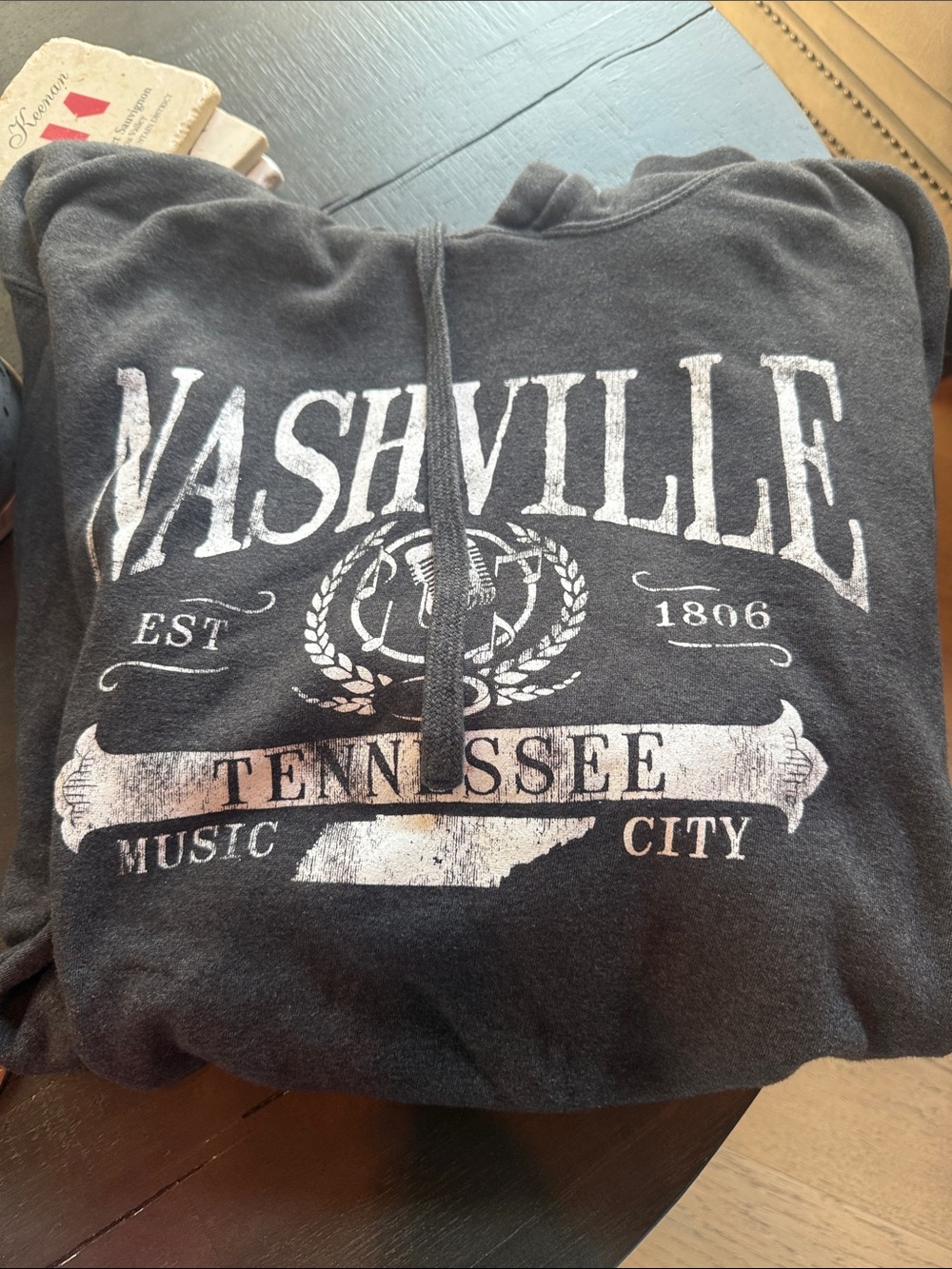 Nashville Tennessee Kids Hoodie - Black